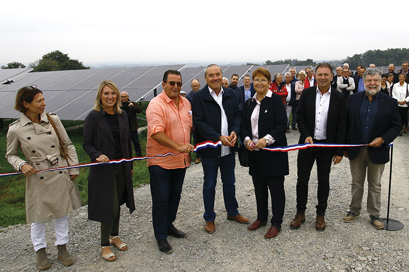 Inauguration parc solaire