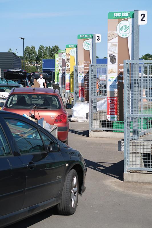 Utiliser les déchèteries