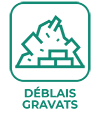 Déblais gravats