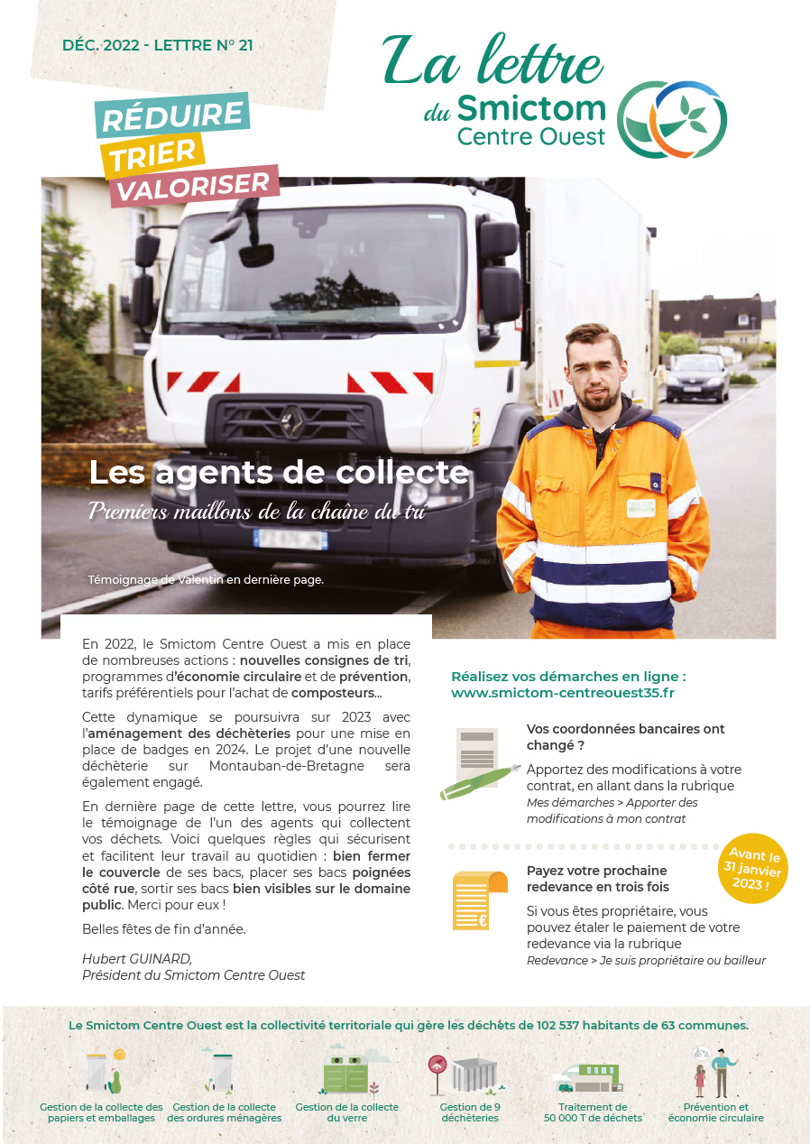 Lettre d'information - Décembre 2022